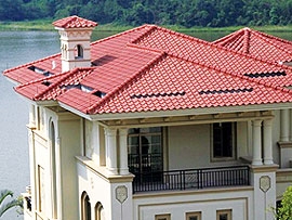 别墅屋面常用西班牙瓦施工工艺及规格