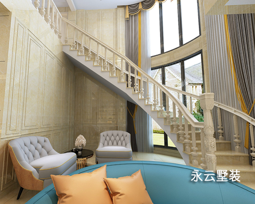 贵州罗先生私人别墅复客厅720度全景图装修设计