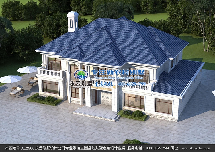 北京碧海法式风格豪宅五开间二层别墅改造设计效果欣赏